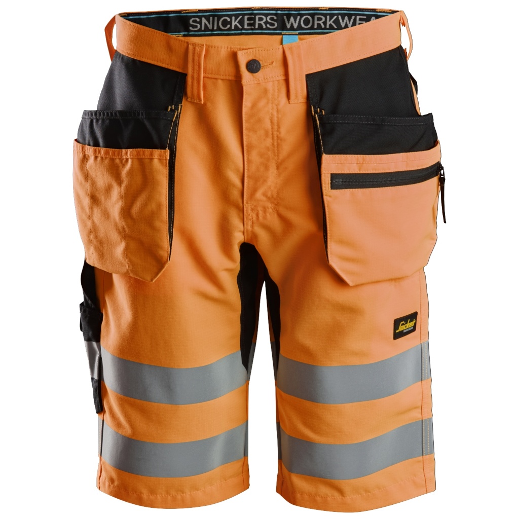 SNICKERS 6131 LITEWORK HIGH-VIS SHORTS+ WITH HOLSTER POCKETS