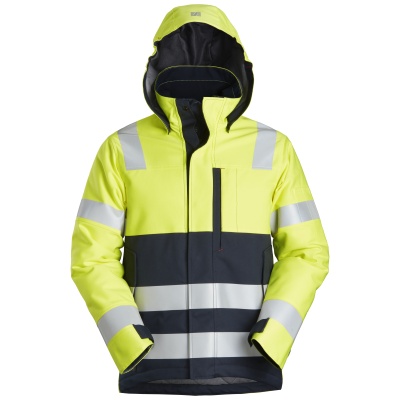 SNICKERS 1163 PROTECWORK INSULATING JACKET WITH HOOD HIGH-VI