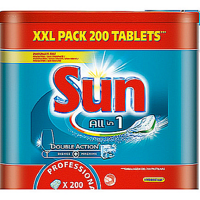 SUN PROF.TABLETS VAATWAS 7515858 ALL IN 1 DS=200ST