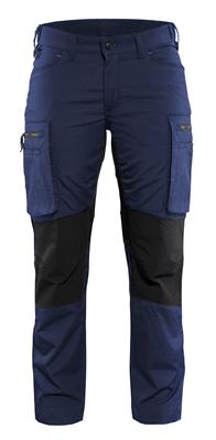 Blaklader 71591845 PANTALON DE SERVICE POUR DAMES EN STRETCH, Armée verte / noire, taille C30