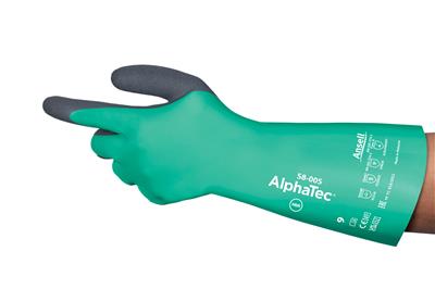 ANSELL 58-005 ALPHATEC CHEMICAL PROTECTION GLOVES