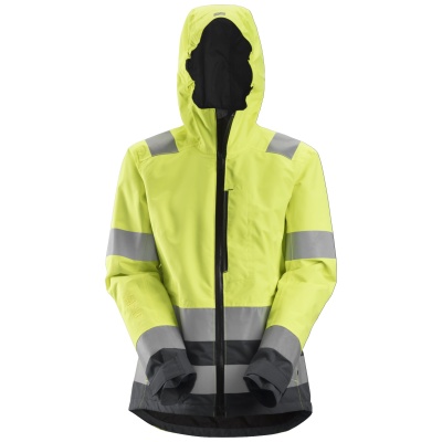 SNICKERS 1347 ALLROUNDWORK WOMENS HIGH-VIS WATERPROOF SHELL
