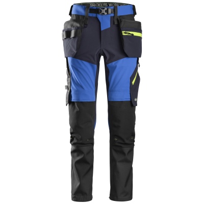 SNICKERS 6940 FLEXIWORK SOFTSHELL STRETCH TROUSERS+ HOLSTER