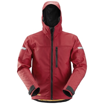 SNICKERS 1229 ALLROUNDWORK SOFT SHELL JACK MET CAPUCHON