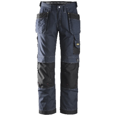 SNICKERS 3213 WORK TROUSERS WITH HOLSTER POCKETS RIP-STOP