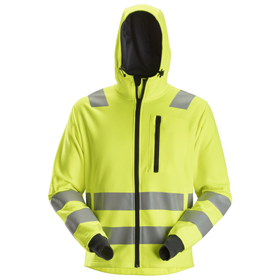 SNICKERS 8039 ALLROUNDWORK HIGH-VIS HOODIE WITH ZIPPER CLASS