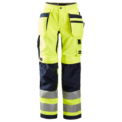 SNICKERS 6730 ALLROUNDWORK WOMENS HIGH-VIS WORK TROUSERS+ WI