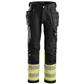 SNICKERS 3235 HIGH-VIS COTTON WORK TROUSERS WITH HOLSTER POC